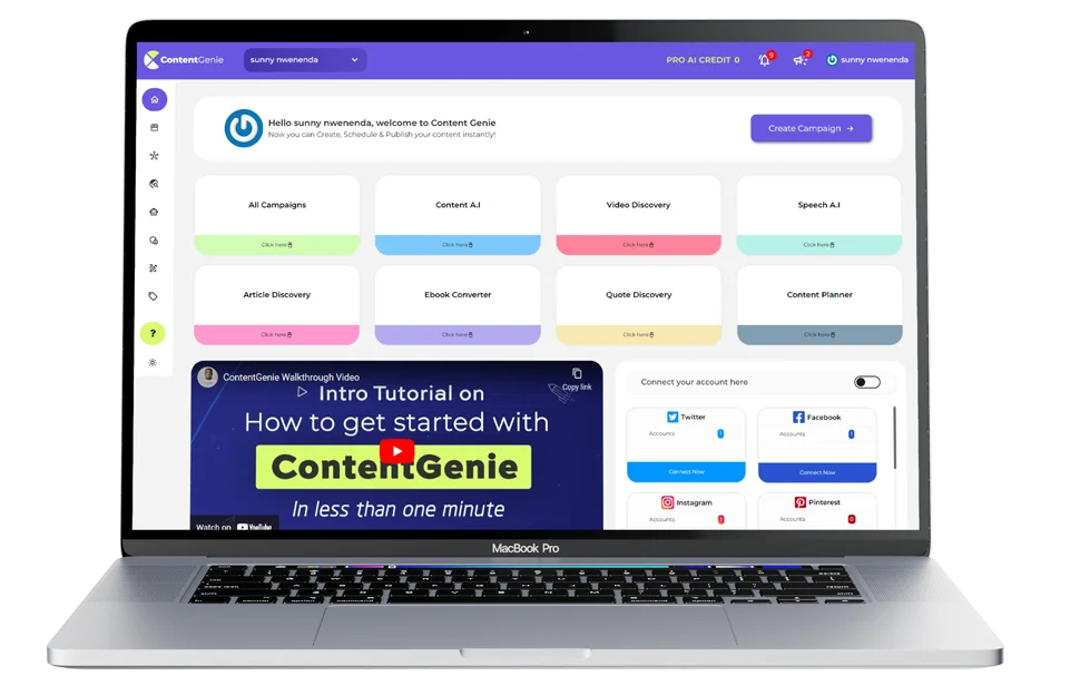 The Future of Content Creation, Super One Content Genie